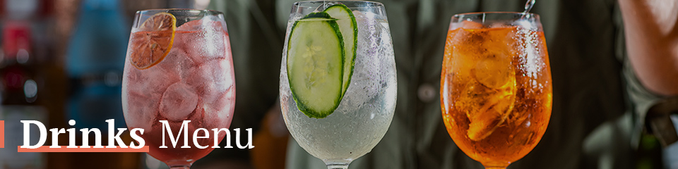 Drinks Menu at The Gipsy Moth